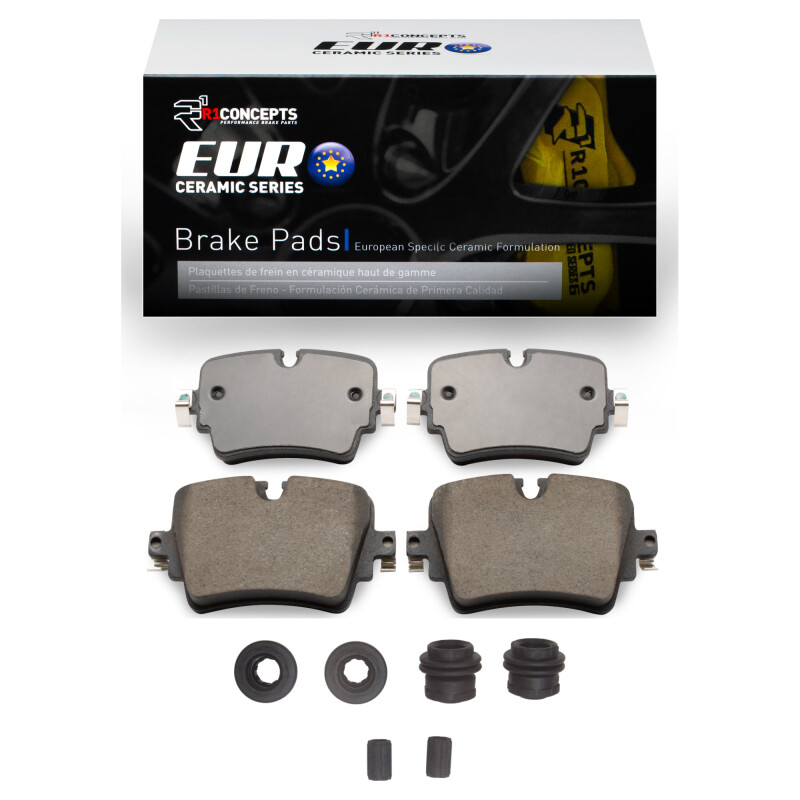 Jaguar F-Type Brake Pads - Rear - R1 Concepts - Euro Ceramic - `14-`24